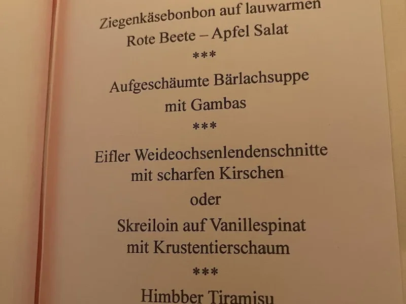 menu 0 of Restaurant Lengeling & Bialy