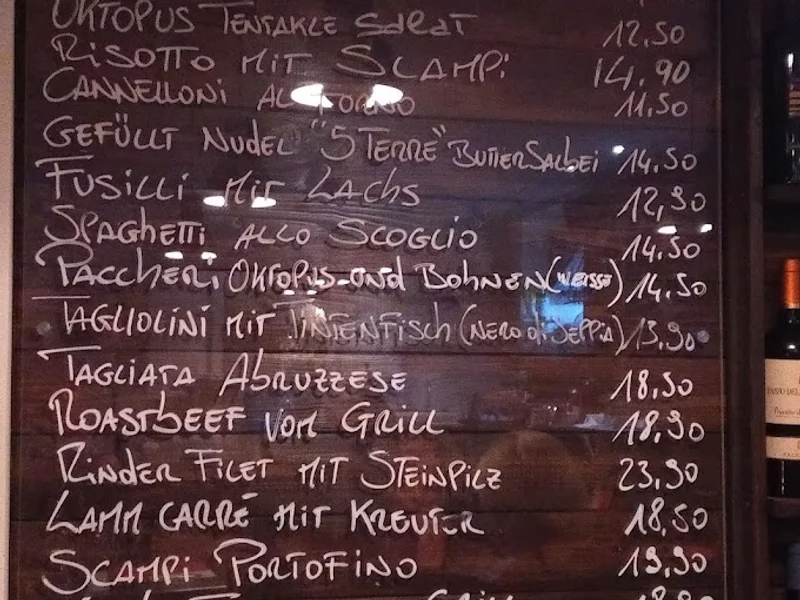 menu 0 of Ristorantino Gismondi