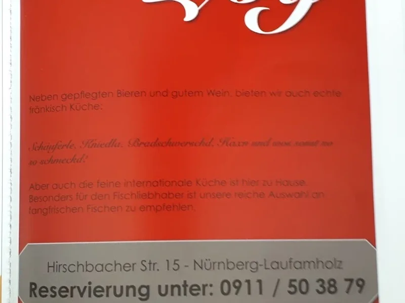 menu 2 of Gaststätte Loy
