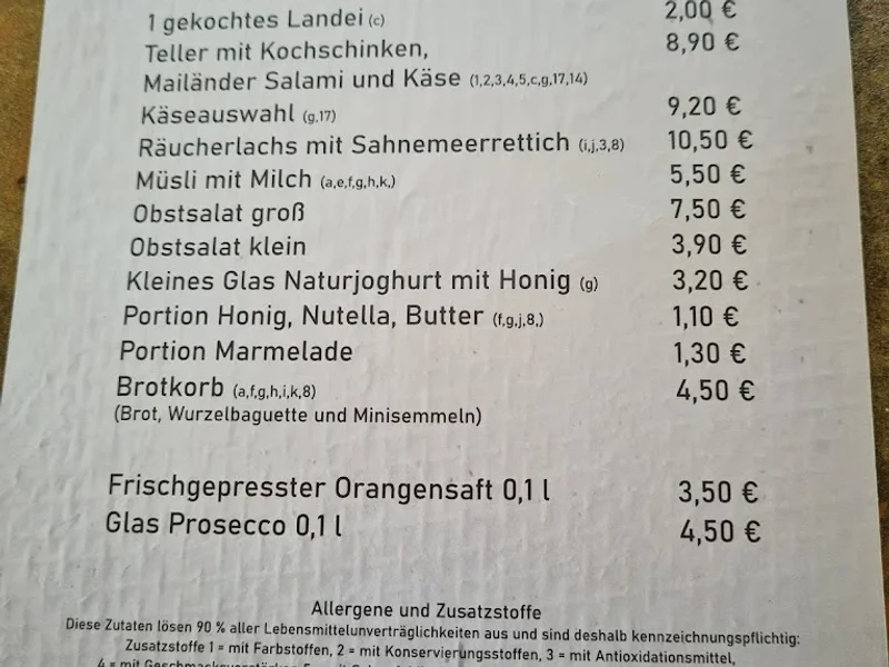 menu 0 of Café Ludwig