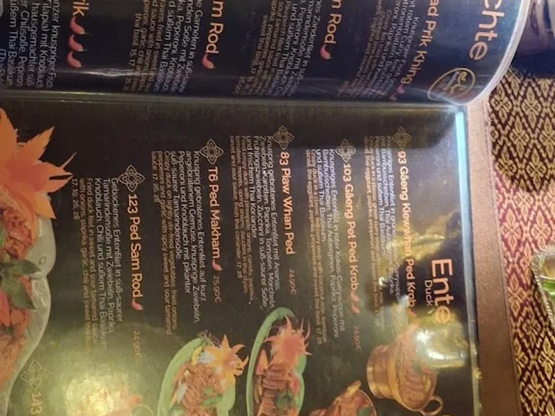 menu 2 of Rabiang Thai Restaurant