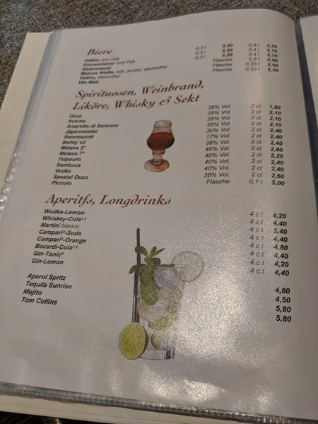 menu 2 of Restaurant Rosmarin