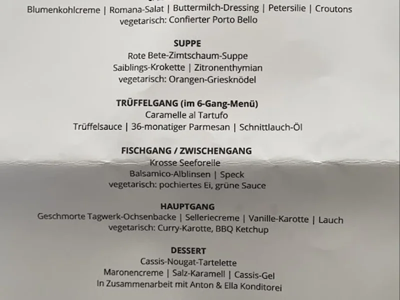 menu 0 of Das Kulinariat