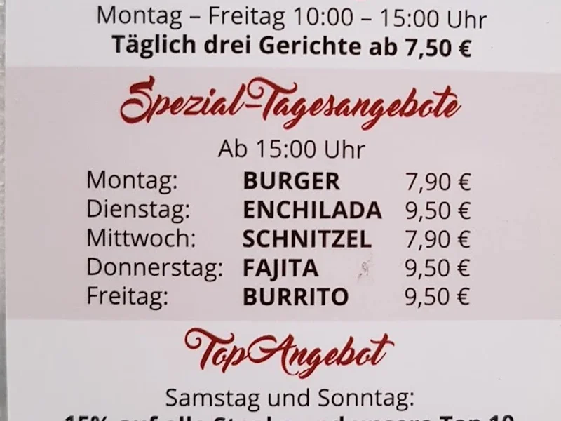 menu 1 of Red Pepper