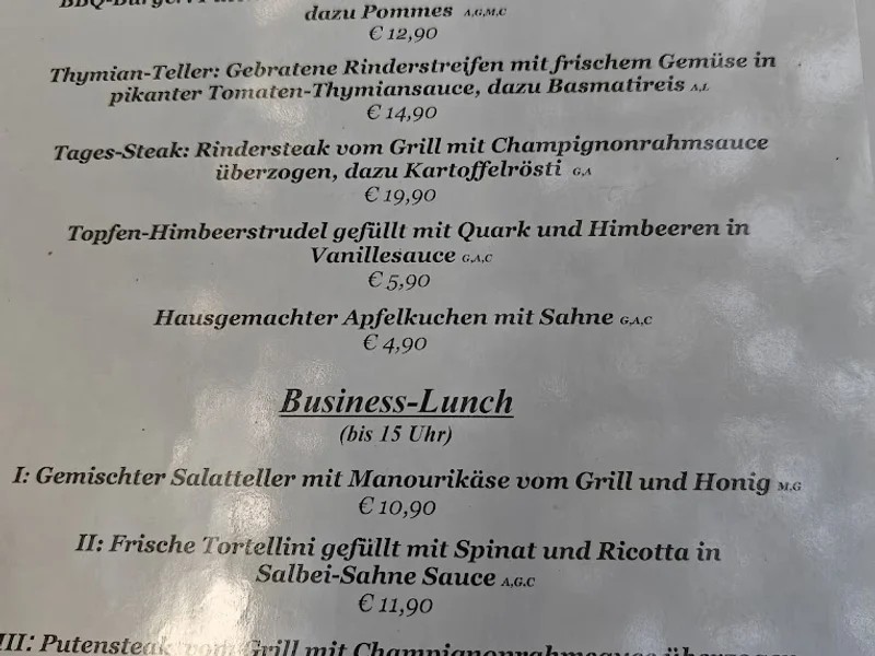 menu 2 of Red Pepper