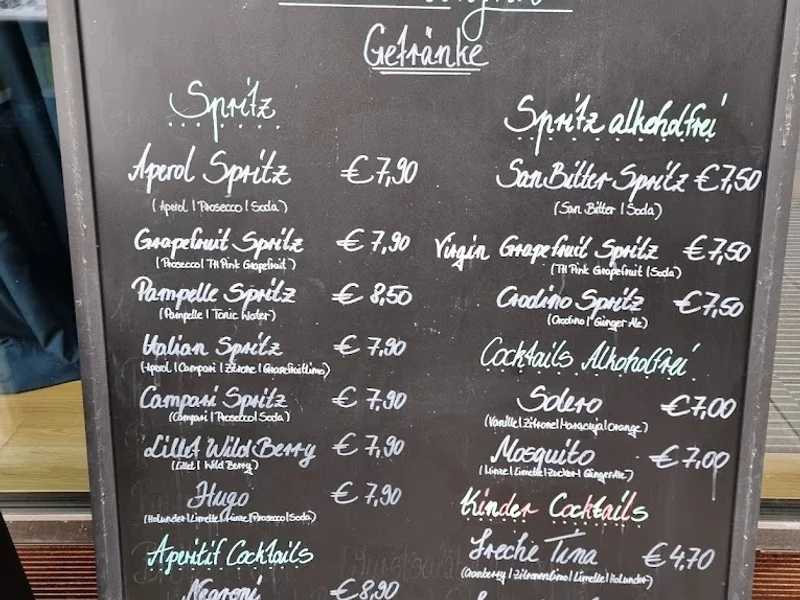 menu 1 of Fräulein Wagner