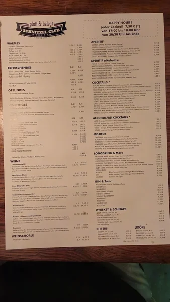 menu 0 of platt & belegt