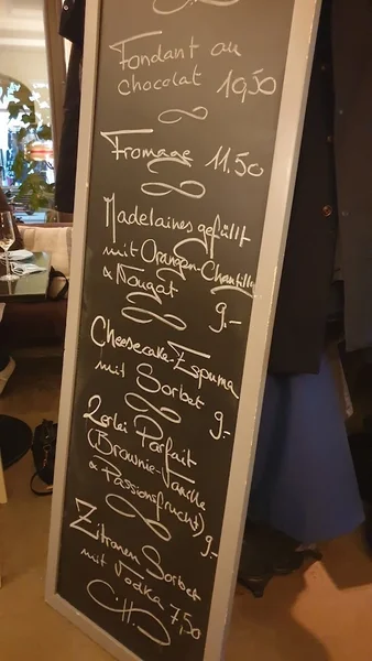 menu 2 of Restaurant Marais Soir