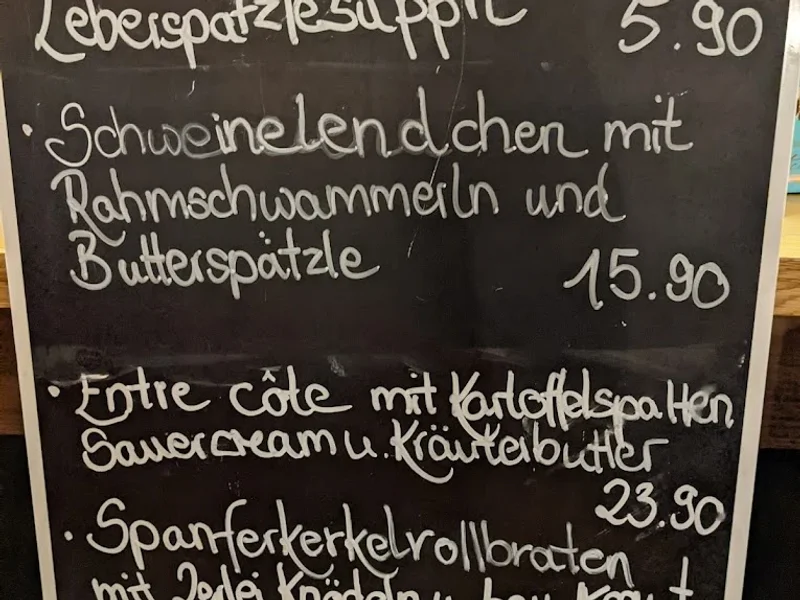 menu 0 of Schwanthaler Wirtshaus