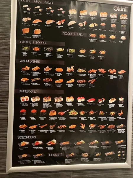 menu 2 of Okinii Köln