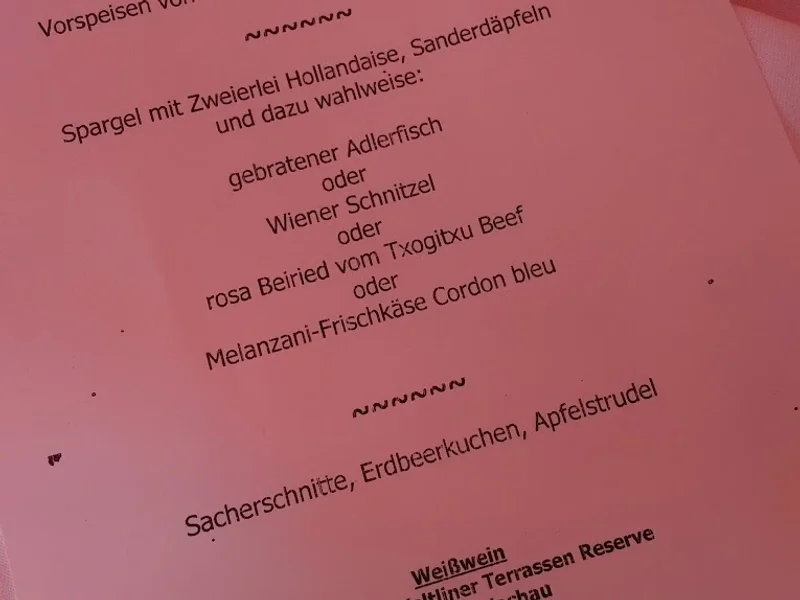 menu 1 of Gruber's Restaurant