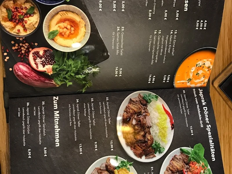 menu 0 of Saman Restaurant