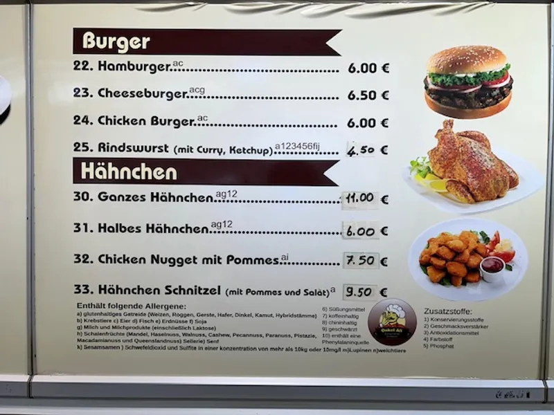 menu 1 of Schwanheimer Grill Station