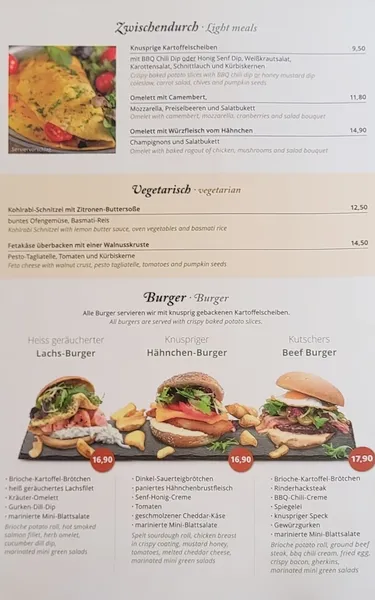 menu 0 of Kutscherschänke - Uriges Wirtshaus