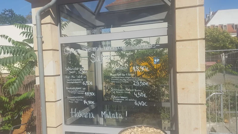 menu 0 of Mama Africa