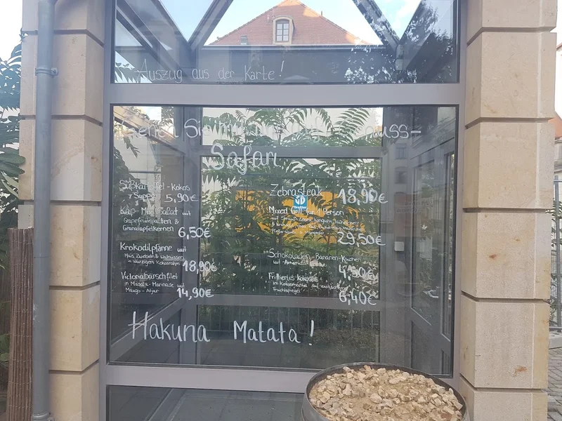 menu 1 of Mama Africa