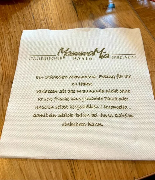 menu 0 of Ristorante "Mamma Mia"
