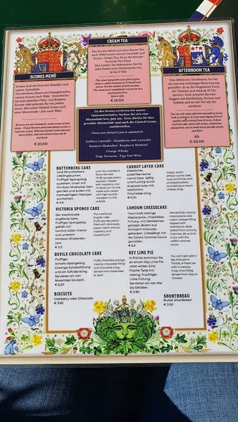 menu 2 of Eaton Place Café und Tearoom