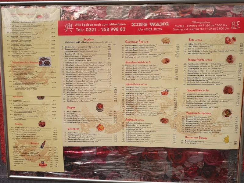 menu 0 of Xing Wang • Lecker asiatisch essen