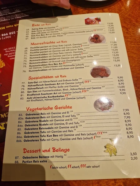 menu 1 of Xing Wang • Lecker asiatisch essen