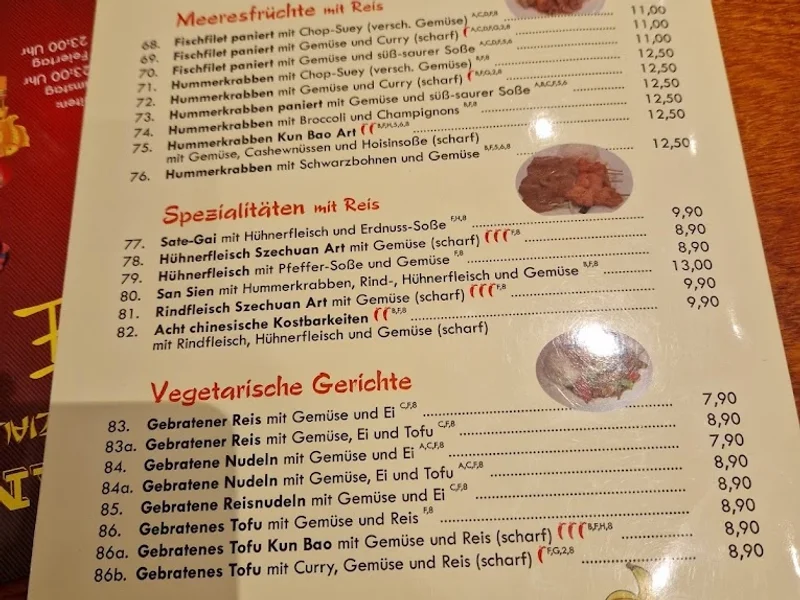 menu 1 of Xing Wang • Lecker asiatisch essen