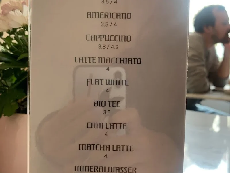 menu 0 of zucker COFFEE | BAKERY | BITES