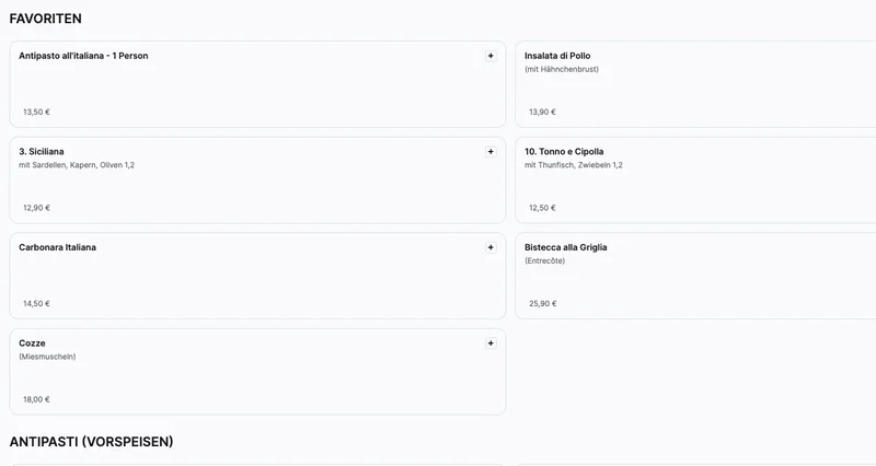 menu 0 of Bar Trattoria Celentano