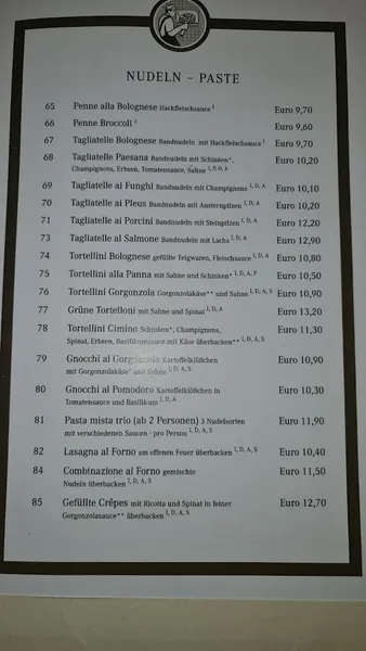 menu 1 of Ristorante Pizzeria Da Cimino