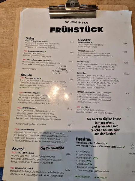menu 1 of Schweinske Eidelstedt