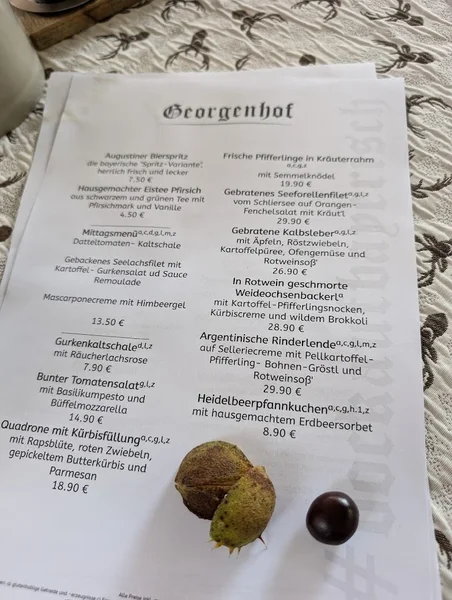 menu 2 of Georgenhof