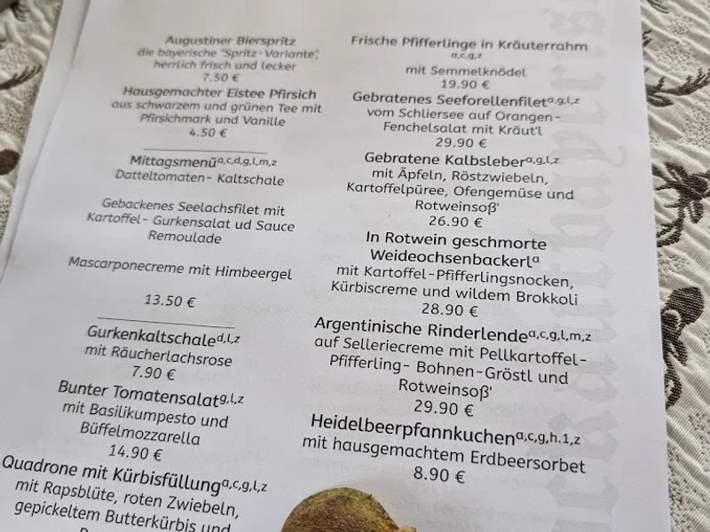menu 2 of Georgenhof