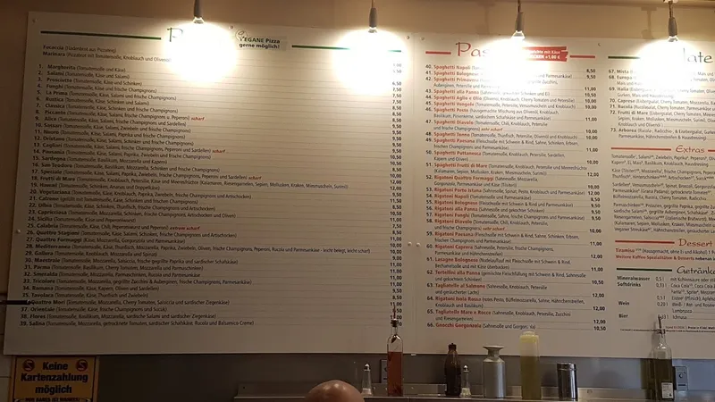 menu 2 of Pizzeria Olbia
