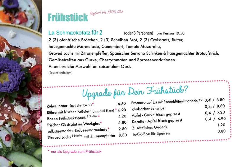 menu 2 of Café - Mit freundlichen Grüßen