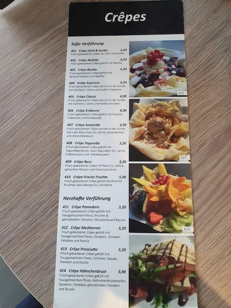menu 1 of La Luna Essen