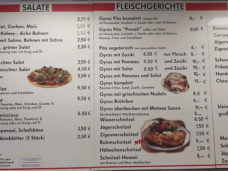 menu 1 of Grillstube Alte Wipperfürther Str.