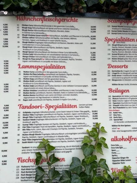 menu 1 of Yogi Indisches Restaurant Dresden