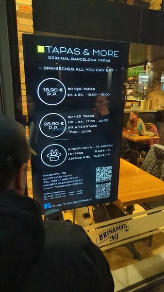 menu 0 of Tapas & More