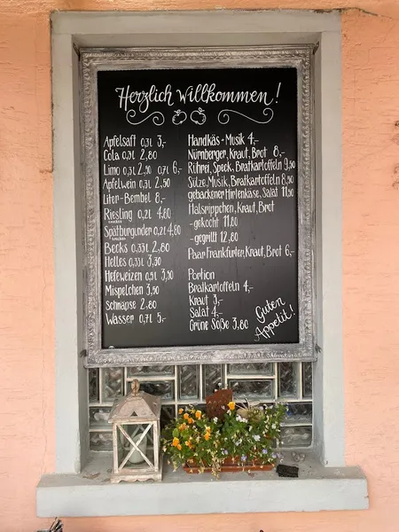 menu 1 of Apfelweinwirtschaft Gass