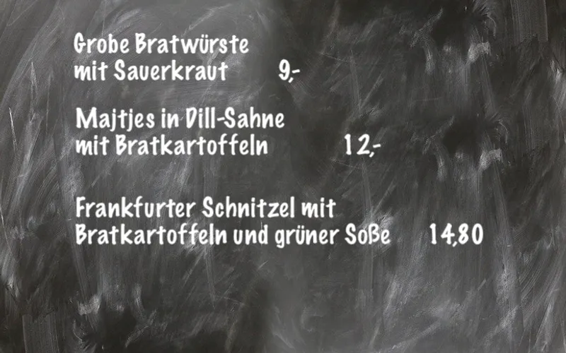 menu 2 of Apfelweinwirtschaft Gass