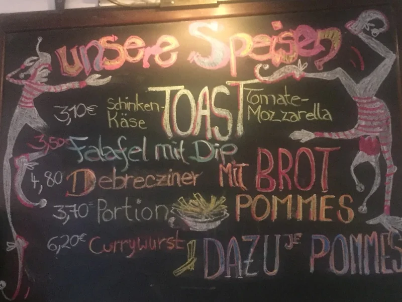 menu 2 of Vereinsheim