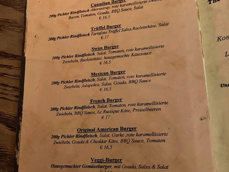 menu 1 of The Potting Shed Bar & Kitchen