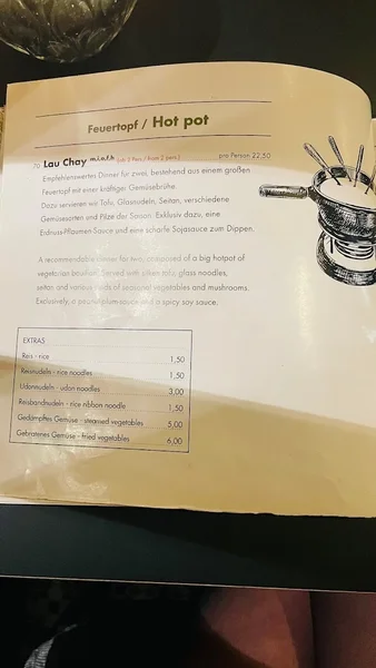 menu 1 of Soy Vegan München