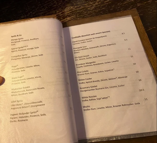 menu 1 of bodhi | München