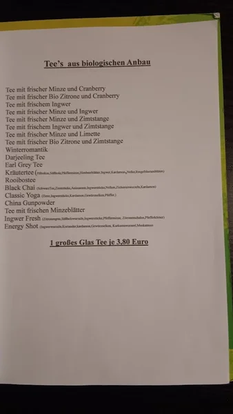 menu 0 of Café Ignaz