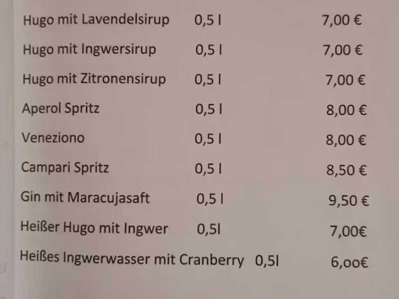 menu 1 of Café Ignaz