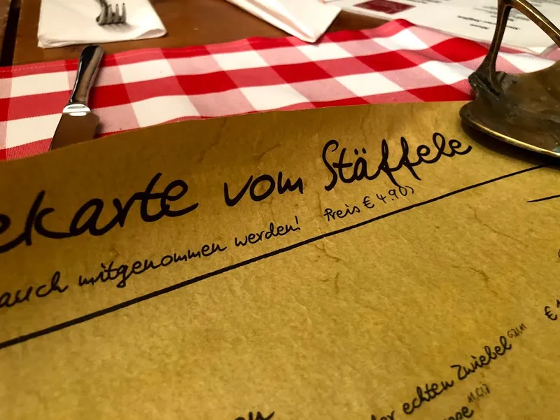 menu 1 of Stuttgarter Stäffele