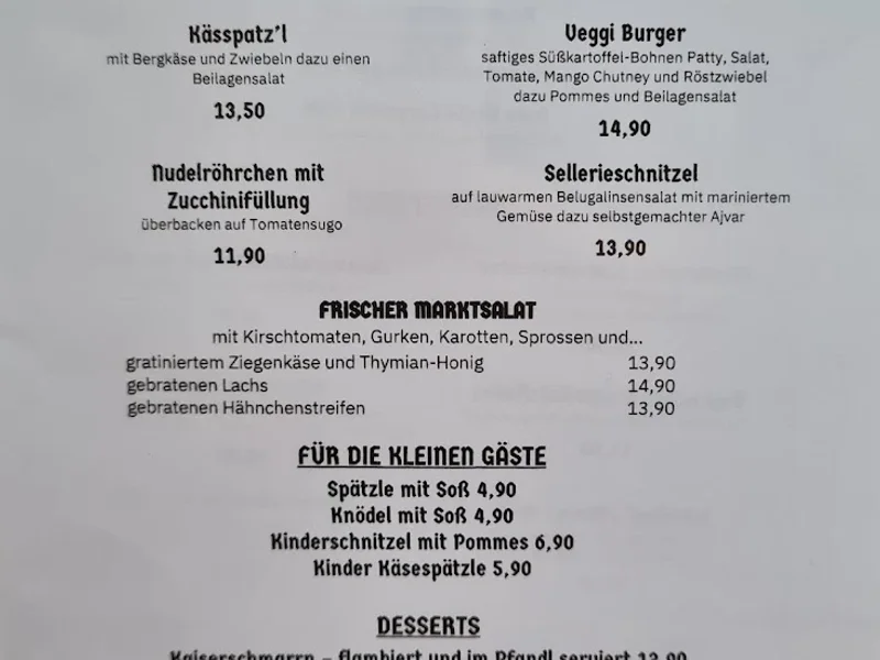 menu 0 of Wirtshaus Hohenwart