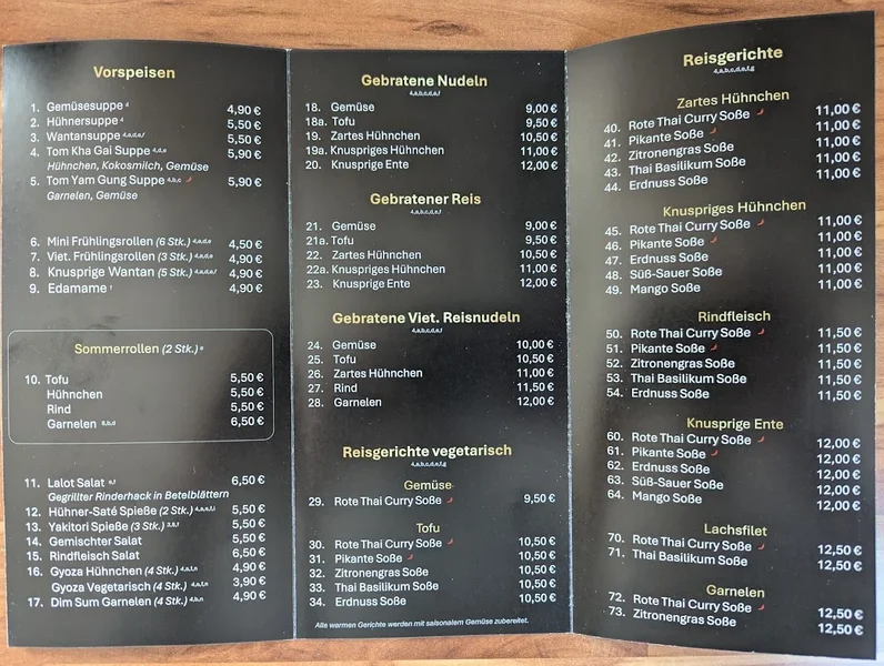 menu 0 of Asia Bites