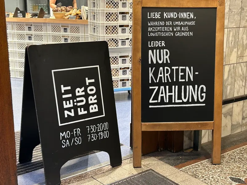 menu 0 of Zeit für Brot