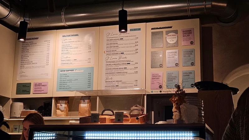 menu 2 of ST. LOUIS Café-Köln